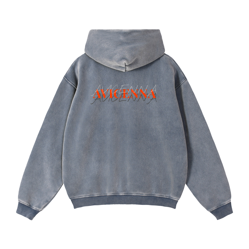 Zip-Through Boxy Fleece Hoodie