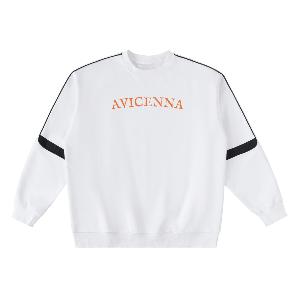 Oversized Crewneck Taped Sweatshirt