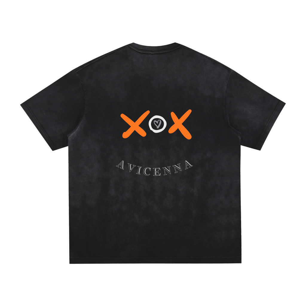 Vintage Washed Hand-Frayed T-Shirt [XOX]