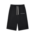 Relaxed Drawstring Three-quarter Sweatpants